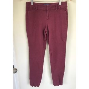 Women’s maroon pants size 6